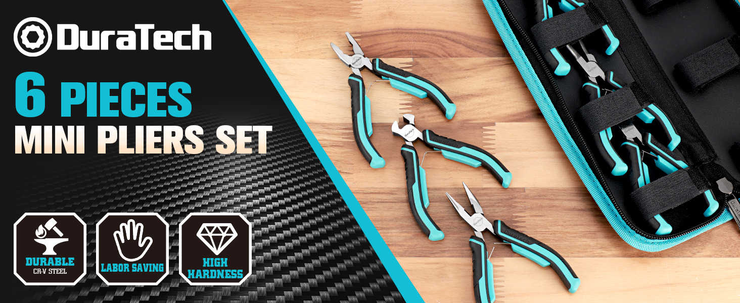 Mimi✳︎PLUIE Jewelry 2点set DURATECH Mini Pliers Set, 6PCS Jewelry Pliers Set, CRV
